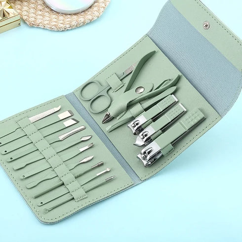16-Piece Manicure And Pedicure Nail Care Kit